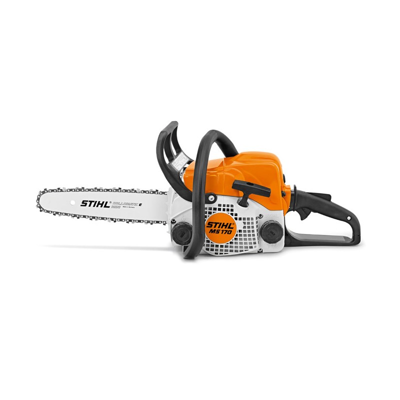 Motosierra de gasolina STIHL MS170 30,1 cc 1,2 kW con barra de 35 cm, cadena y funda de barra