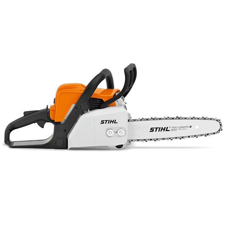 STIHL MS170 30.1cc 1.2 kW tronçonneuse à essence avec guide-chaîne de 35cm, chaîne et capot de protection du guide-chaîne | N...