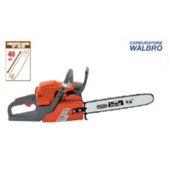 Benzin-Kettensäge ZOMAX ZMC 3801 2T-Motor 38,8 cm³ Schiene 16" - 40 cm Oregon | Newgardenmac.com