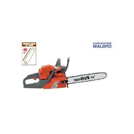 Benzin-Kettensäge ZOMAX ZMC 3801 2T-Motor 38,8 cm³ Schiene 16" - 40 cm Oregon | Newgardenmac.com