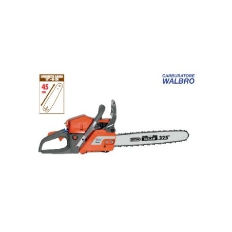 Petrol chainsaw ZOMAX ZMC 4601 2T 45.6 cc engine 18" bar - 45 cm Oregon | Newgardenmac.com