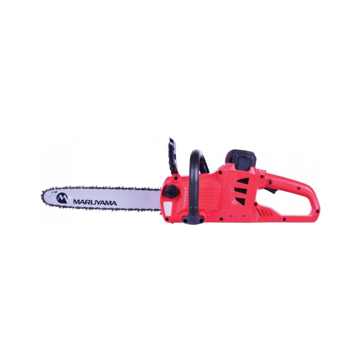 Motosega MARUYAMA CS60Li-V barra 35 cm con batteria 2.5 Ah e caricabatteria | Newgardenmac.com