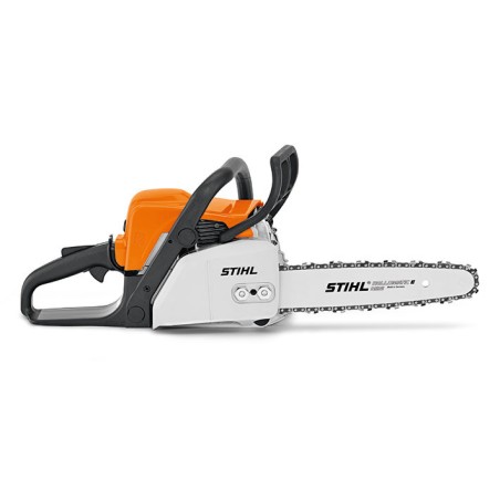 Motosierra profesional STIHL MS180 31,8 cc con barra de cadena y funda de barra