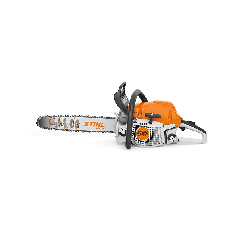 STIHL MS271 50.2 cc professional chainsaw with chain bar and bar cover