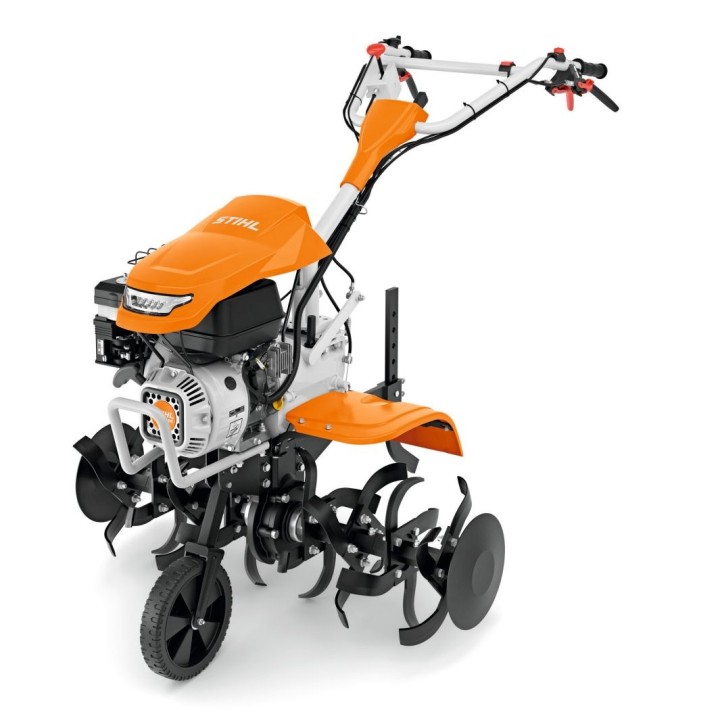 Cultivador de jardín de gasolina STIHL MH700 de 252 cc, ancho de trabajo de 121 cm, transmisión 2V + 1R | Newgardenmac.com