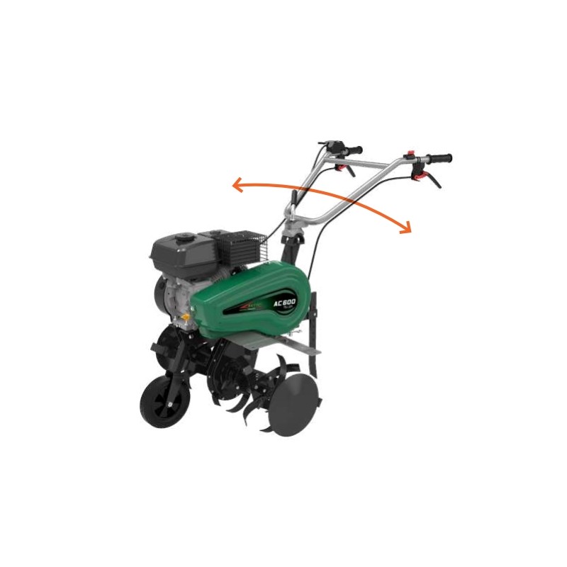 Motobineuse ACTIVE AC 600 196 cc largeur de travail 60-90 cm