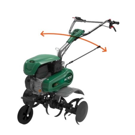 ACTIVE AC 900 196 cc motor hoe working width 60-90 cm | Newgardenmac.com