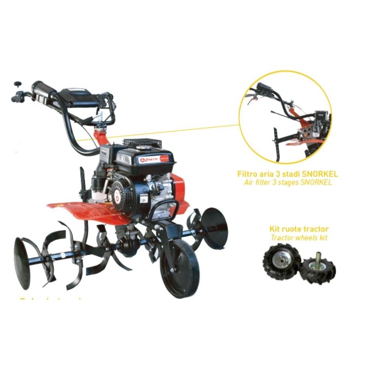 ZBT 70.21 SB ZANETTI 208 ccm Benzinmotor 3-stufiger Luftfilter SNORKEL | Newgardenmac.com