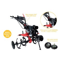 Motobineuse ZBT 70.21 SC ZANETTI 212 cc essence Filtre à air 3 étages | Newgardenmac.com