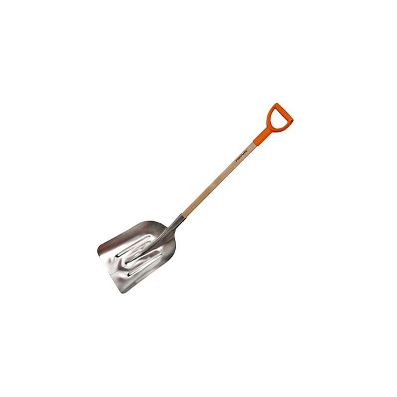 FISKARS Pala para nieve y arena - 142000 con hoja de aluminio 1001637