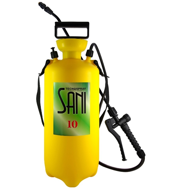 Pompa a precompressione TECNOSPRAY SANI 10 capacita' 10 L con lancia 516 nylon