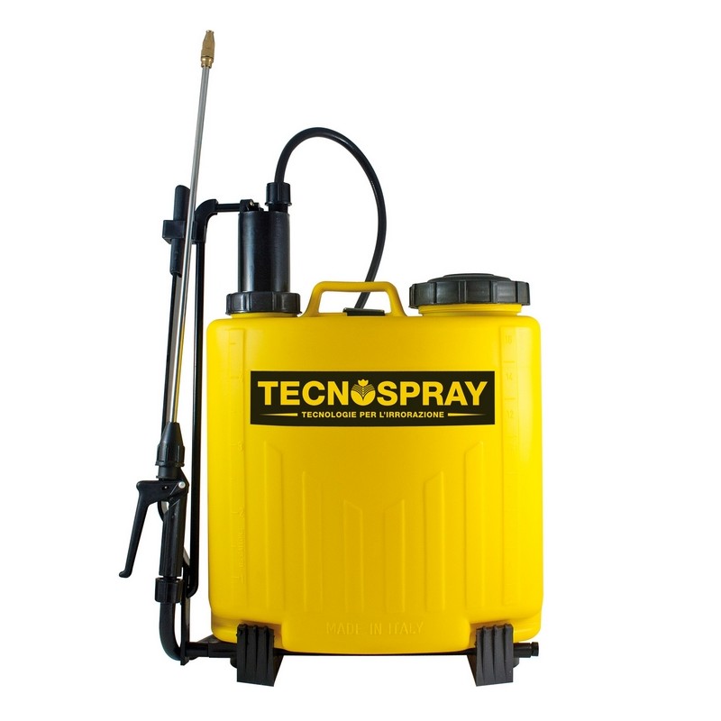 Pulverizador de mochila TECNOSPRAY Z16 BASE con lanza de 16 L de capacidad de bombeo estándar