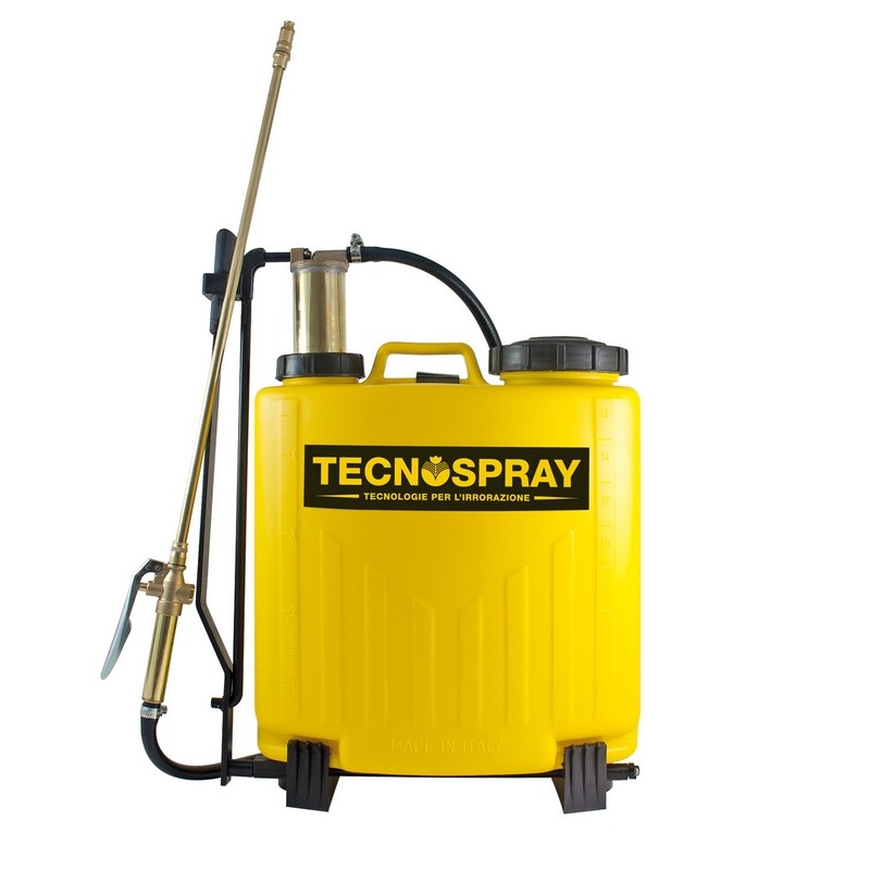 Knapsack sprayer TECNOSPRAY Z16T/249 with lance 16L capacity brass pumping system