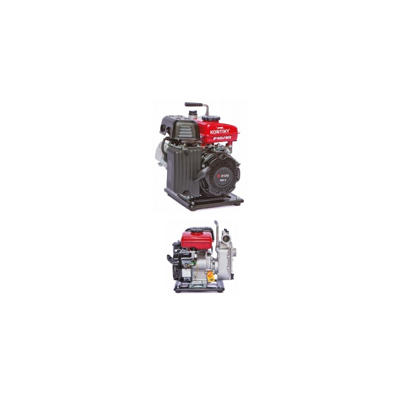 KONTIKY P40/80 self-priming pump R80-V 4-stroke 80cc petrol engine |