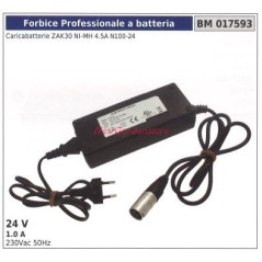 Caricabatterie forbice a batteria per ZAK 30 NI-MH 4.5A n100-24 24V  -  017593