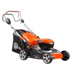 OLEOMAC Gi 44 T battery lawnmower 41 cm cut self-propelled collection 70 Lt | Newgardenmac.com