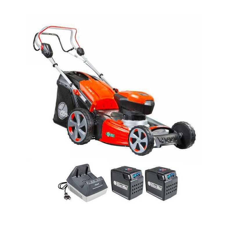 OLEOMAC Gi 48 T tondeuse à gazon à batterie 46 cm de coupe autotractée collection 70 Lt