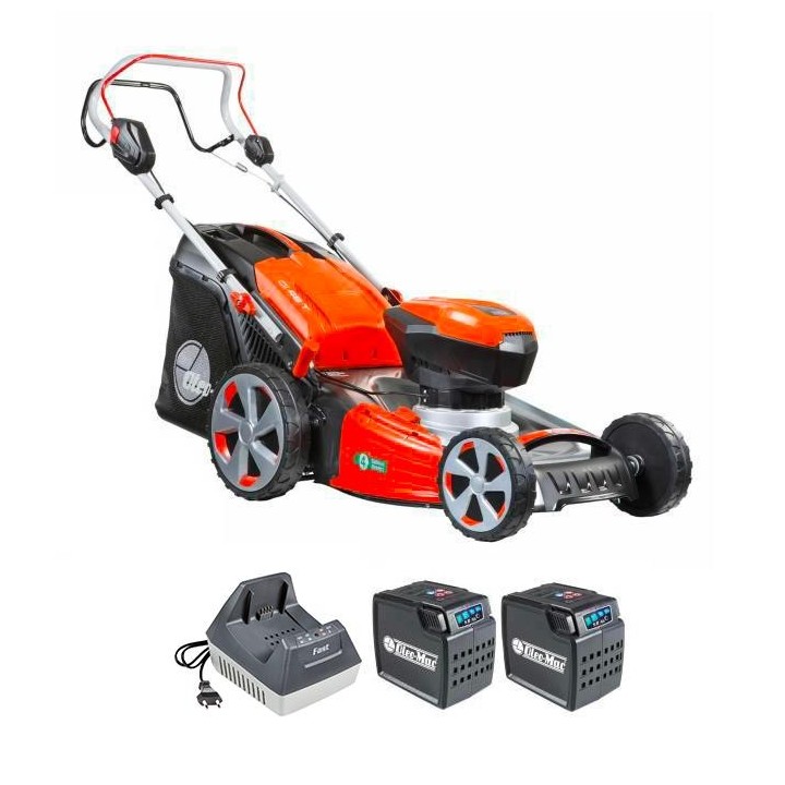 OLEOMAC Gi 48 T battery lawnmower 46 cm cut self-propelled collection 70 Lt | Newgardenmac.com