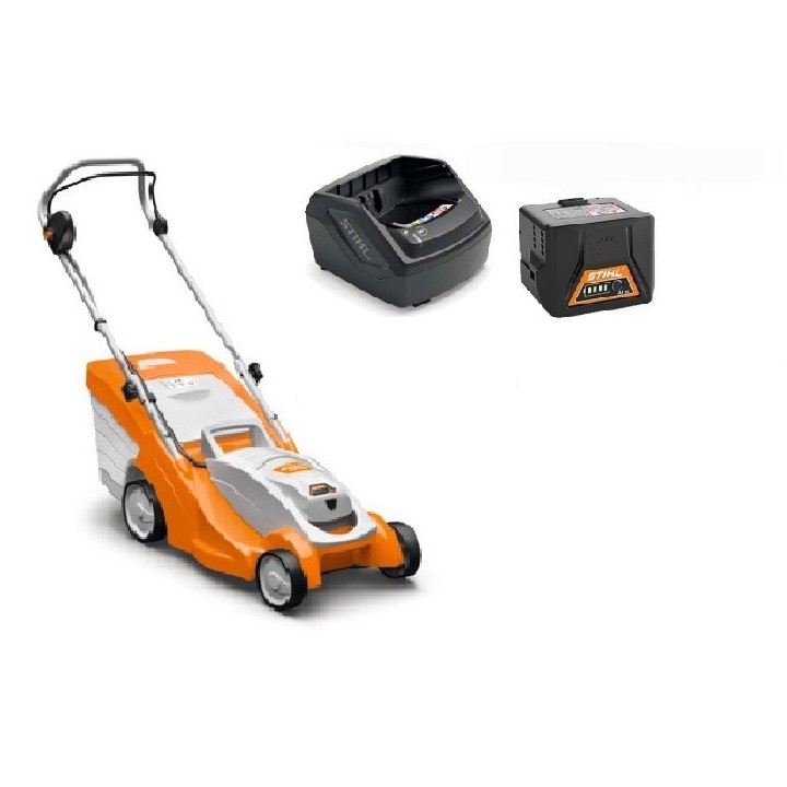 Rasaerba a batteria STIHL RMA239.1 taglio 37 cm sacco da 40 L a spinta | Newgardenmac.com
