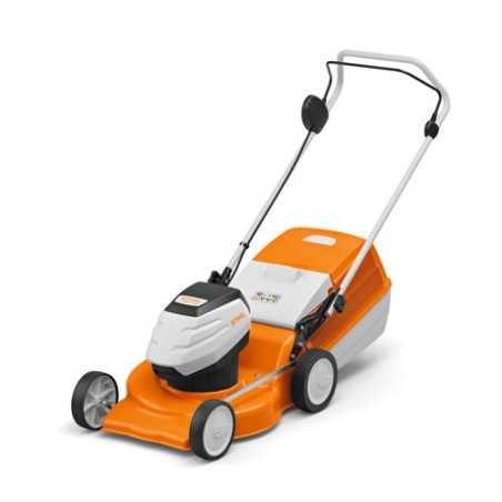 STIHL RMA248 36V cordless lawnmower with 46cm cutting width and 55L collection bag | Newgardenmac.com