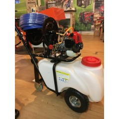 Brouette de pulvérisation CAR60L 2T EL pompe en laiton OG257 moteur OG26 2T 26 cc | Newgardenmac.com