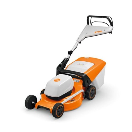 STIHL RMA253 36V Cordless Lawn Mower 51 cm Grass Bearing 55 Lt Self-propelled Grass Bearing | Newgardenmac.com