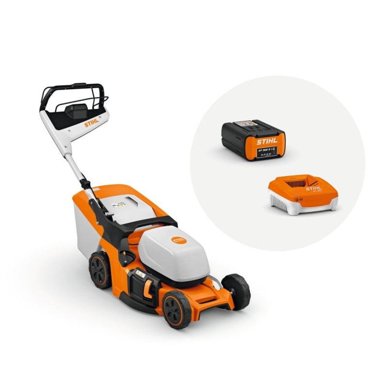 Rasaerba a batteria STIHL RMA448PV 36V taglio 46cm 4 in 1 trasmissione variatore