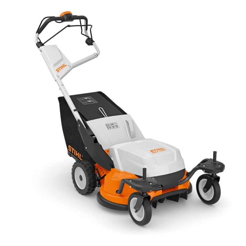 STIHL RMA765V Tondeuse à gazon à batterie 36V 63 cm Bac à herbe 80 Lt Automoteur