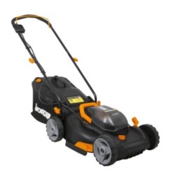 WORX WG743E cortacésped sin cable con 2 baterías de 20V+20V y cargador doble | Newgardenmac.com