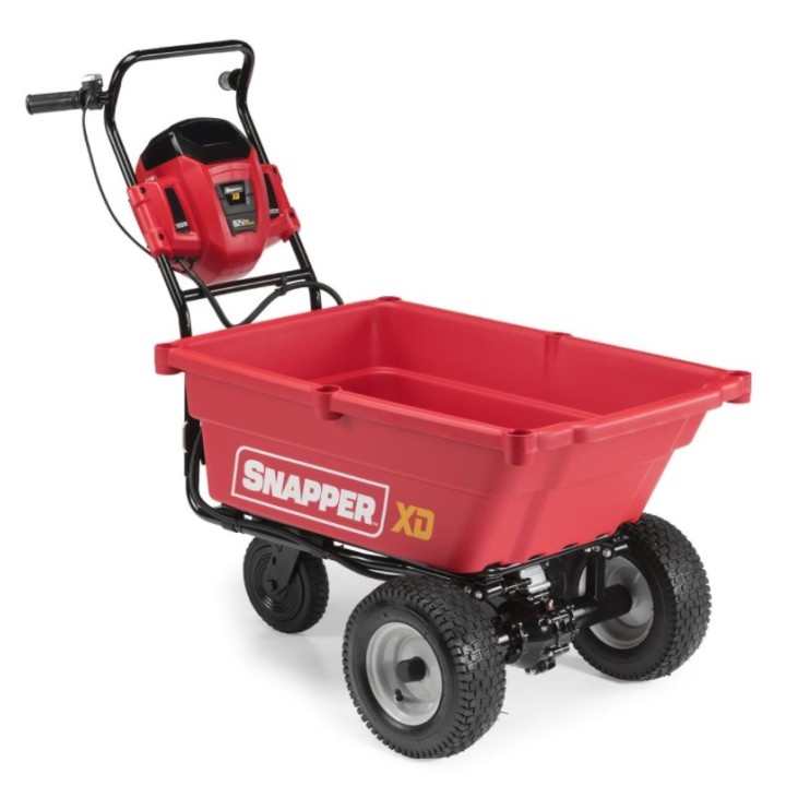 Carretilla SNAPPER UtilityCart 82V capacidad 100 kg sin batería ni cargador | Newgardenmac.com
