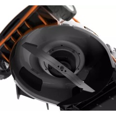 WORX WG761E cordless lawnmower with 4 x 4.0Ah batteries and 4-slide charger | Newgardenmac.com