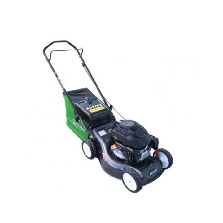 ACTIVE 4260A 139cc petrol lawnmower cutting 42cm collection 55lt push mower | Newgardenmac.com