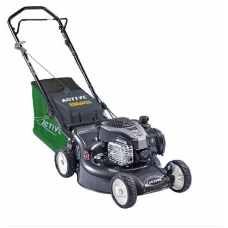 Benzinrasenmäher ACTIVE 4850 A 170cc, Schnittbreite 47cm, Fangkorb 55lt, Schubmäher | Newgardenmac.com