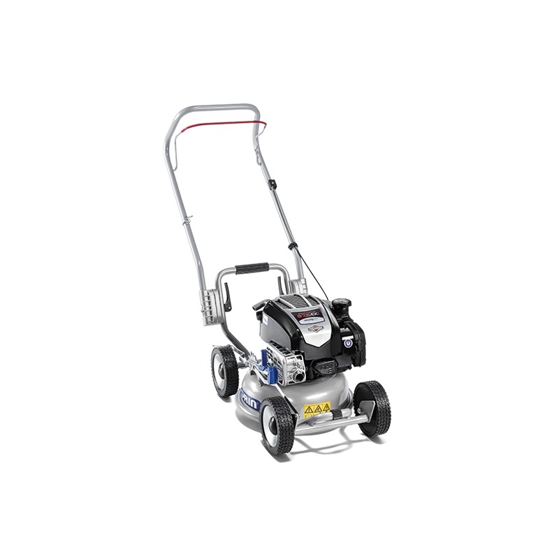 GRIN HM37 petrol mower with Briggs&Stratton 163 cc engine cutting 37 cm push mower