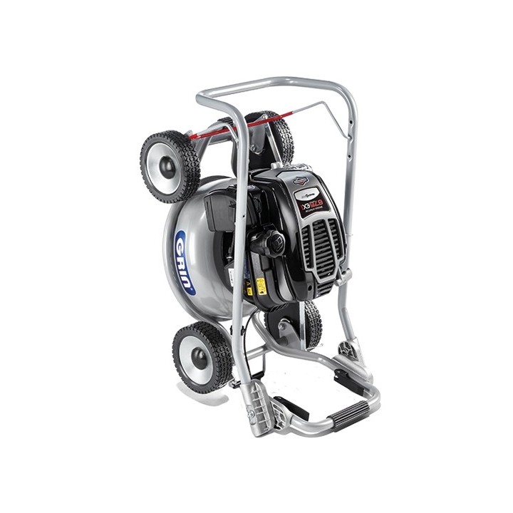 GRIN HM37 cortacésped de gasolina con motor Briggs&Stratton 163 cc corte 37 cm empuje cortacésped | Newgardenmac.com