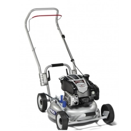 GRIN HM46 petrol lawnmower with Briggs&Stratton 163cc engine cutting 46 cm push mower | Newgardenmac.com