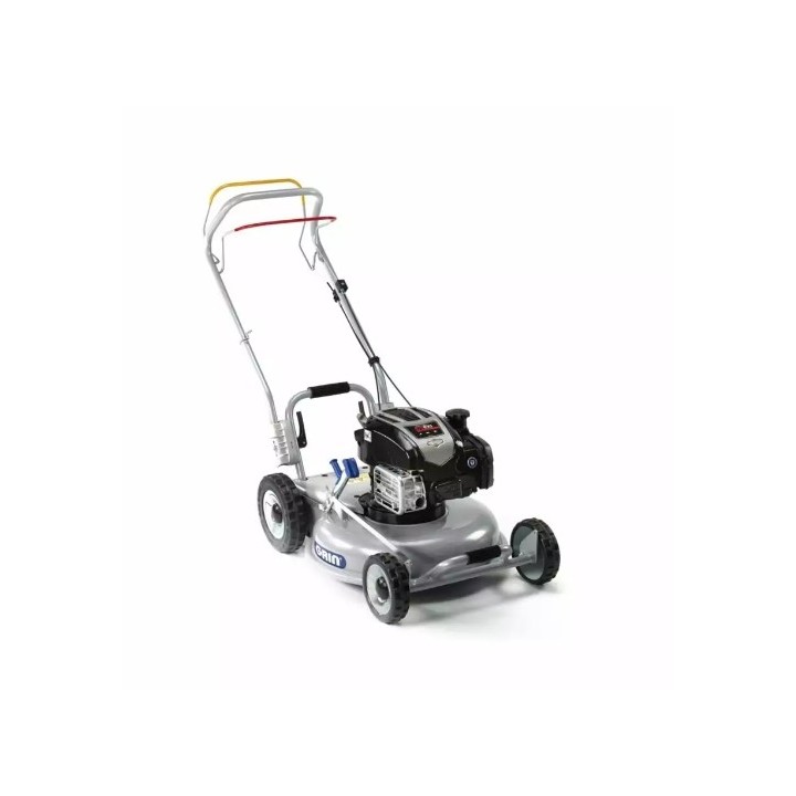 GRIN HM53A petrol lawnmower with Briggs&Stratton 163cc engine 53cm trailed cut | Newgardenmac.com