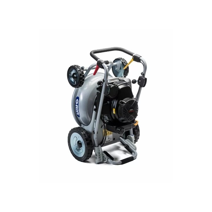 Tondeuse à essence GRIN PM46A KW avec moteur Kawasaki 179cc coupe 46 cm automotrice | Newgardenmac.com