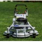 GRIN XM120A petrol lawnmower with Briggs&Stratton 500cc engine cutting 120cm hydro