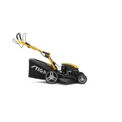 STIGA Combi 748 SE 139 cc cutting 46 cm 4 in 1 electric traction petrol lawnmower | Newgardenmac.com