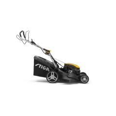 STIGA Combi 955 V 196 cc cutting 53 cm 4 in 1 traction petrol lawnmower 70 Lt. | Newgardenmac.com