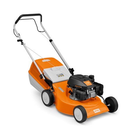 STIHL RM 248 cortacésped de gasolina 139 cc anchura de corte 46 cm con bolsa de 55 L | Newgardenmac.com