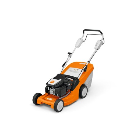 STIHL RM 443 139 cc petrol lawnmower 41 cm cut 41 cm collection 55 L push mower | Newgardenmac.com