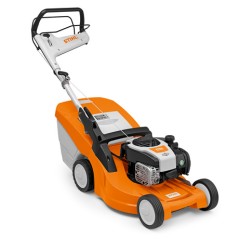 STIHL RM 448 VC 166 cc tondeuse à essence 46 cm de coupe 55 L bac à herbe | Newgardenmac.com