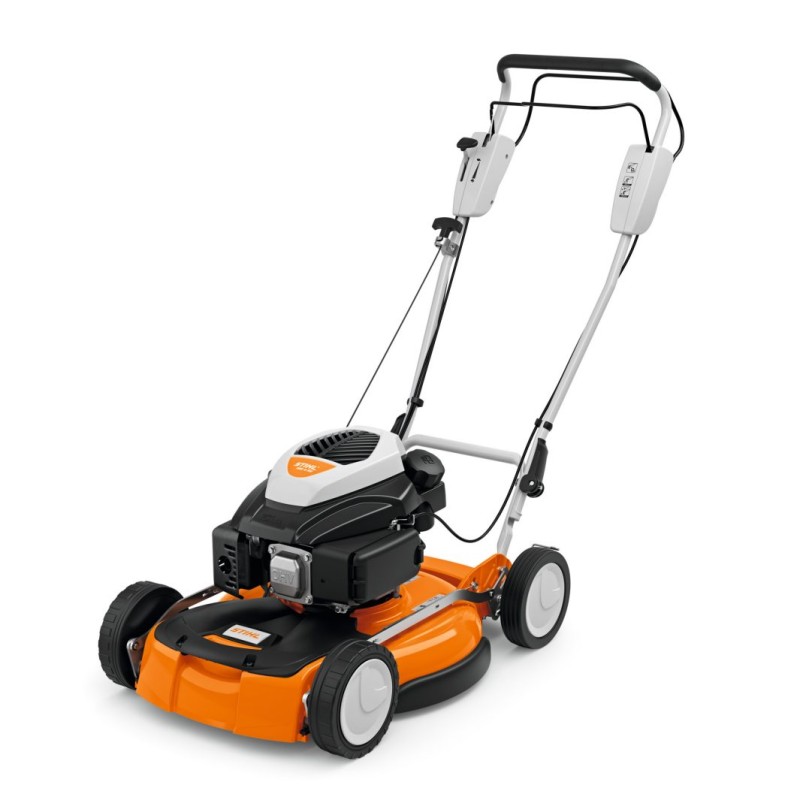 STIHL RM4RV 149cc petrol lawn mower 53cm mulching traction with variator