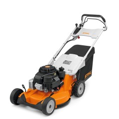 Rasaerba a scoppio STIHL RM756GS 179cc taglio 54cm sacco 80Lt trazionato 3 marce