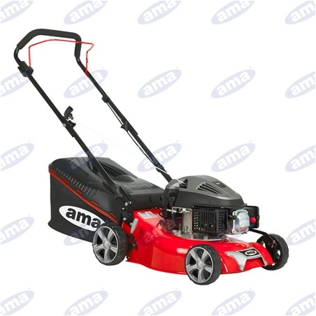 AMA TRX421 traction lawnmower, sheet metal body, Y80V engine, vertical shaft 80 cc | Newgardenmac.com