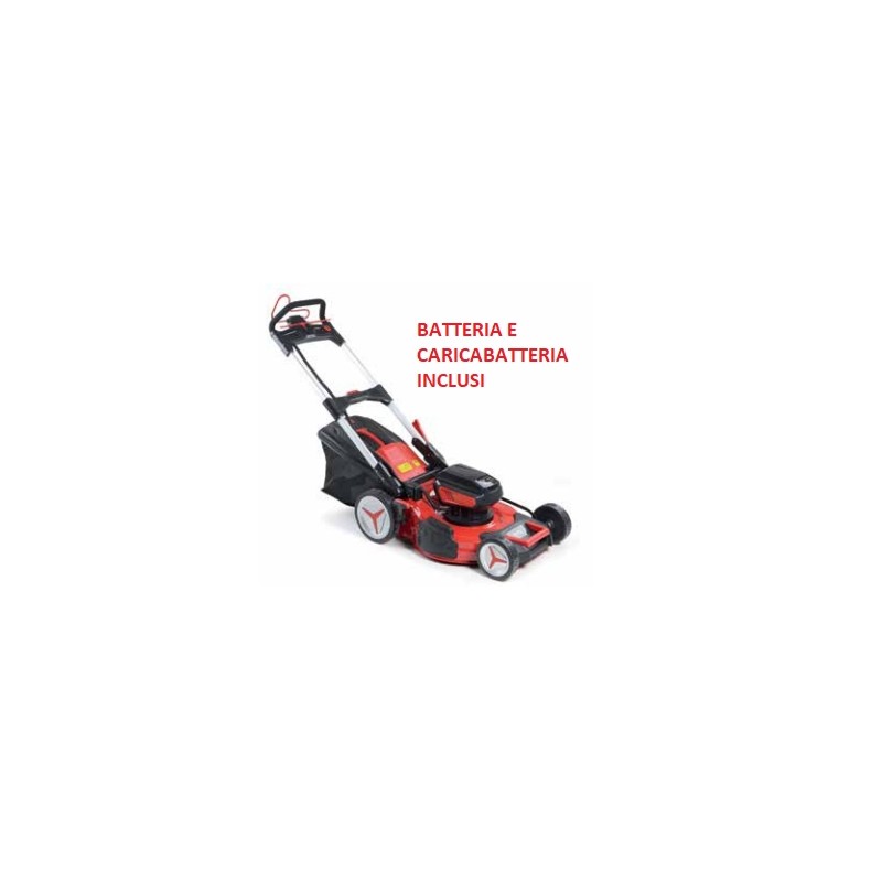 BLUE BIRD R3S40V 46 cm steel traction lawnmower 2 batteries included