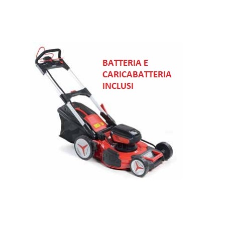 BLUE BIRD R3S40V 46 cm steel traction lawnmower 2 batteries included | Newgardenmac.com