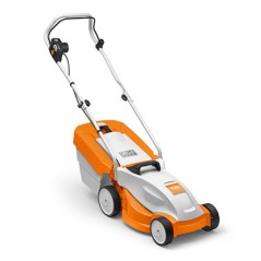 STIHL RME 235 electric lawnmower cutting width 33 cm collection box 30 L